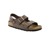 Birkenstock - Sandali - Milano M Birko-Flor Birkibuc Mocha per Uomo - Taglia 41 - Marrone
