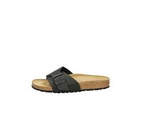 Birkenstock Sandali modello Catalina BS con soletta in pelle naturale e plantare in sughero. Colore Nero