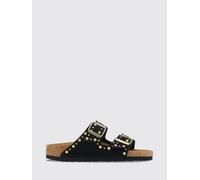 BIRKENSTOCK Sandali piatti Arizona Rivet in pelle scamosciata con borchie 39 Nero