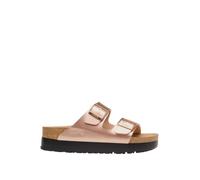 Birkenstock Sandali platform Donna - Beige modello 1031270 Arizona Platf Metallic Copper Veg, Birko Flor -