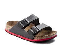 Birkenstock Sandalo Arizona Superrunning, Nero/Rosso, 45 EU