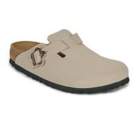 BIRKENSTOCK Scarpe bambini Boston Kids Flower Buckle in Beige 34