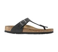 Birkenstock Gizeh Black, Oiled Leather, Infradito Unisex-Adulto, Nero, 41 EU