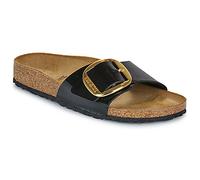 Birkenstock Scarpe Madrid Big Buckle BF Patent Black Gold in Nero 38