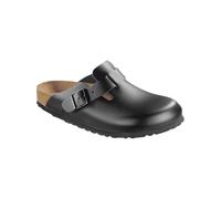 Birkenstock - Sabot - Boston Natural Leather Black per Uomo in Pelle - Taglia 38 - Nero Nero 38