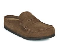 Birkenstock - Naples - Mocassini unisex avvolgenti in camoscio color caffè-Marrone 39