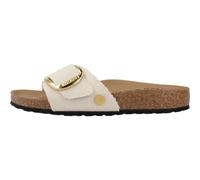 Birkenstock, ,Shoes ,Donna ,Beige ,37 EU Madrid Big Buckle Rivet L Ciabatte