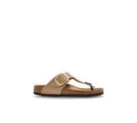 Birkenstock, ,Shoes ,Donna ,Beige ,37 EU Sandali Gizeh Big Buckle
