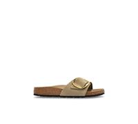 Birkenstock, ,Shoes ,Donna ,Beige ,38 EU Madrid Big Buckle slides