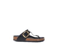 Ciabatte donna BIRKENSTOCK gizeh big buckle ciabatta pelle SHINE BLACK 37 scelt