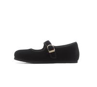Birkenstock, ,Shoes ,Donna ,Nero ,37 EU Santa Clarita Velvet W