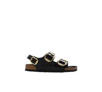 Brikenstock Milano Big Buckle Shine Black Natural Leather 40