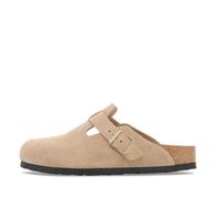Birkenstock, ,Shoes ,Uomo ,Beige ,40 EU Boston BS Suede Leather Narrow Fit
