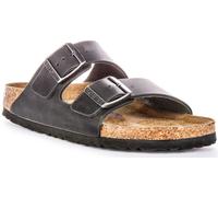 Birkenstock Slide Arizona Sandali Da Donna A 2 Fibbia Neri UK 4 - 8