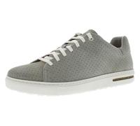 Birkenstock Sneakers basse unisex per adulti, in pelle scamosciata, con puntini, Moneta di pietra, 8-8.5 Women/6-6.5 Men