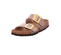 Birkenstock 1029372 Sydney Cushion Buckle Taupe Sandali per Donna Doppia fibia in Pelle (Taglia 38)