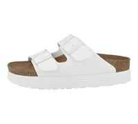 Birkenstock 1018581 Arizona grooved white veg, Birko Flor PIANELLE Uomo, White EU 39