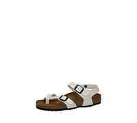 Birkenstock Taormina, Sandali ragazza, bianco (blanc vernis), 26