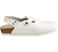 Birkenstock Tokio 61133, Zoccoli unisex adulto - Bianco, 43 EU (stretta)