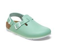 BIRKENSTOCK Tokio Pro - Zoccoli in pelle unisex di alta qualità, per il tempo libero e il lavoro, per medicina, gastronomia e servizio, Matcha., 38 EU Stretta