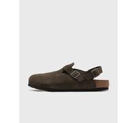 Birkenstock Tokio Suede Leather men Sandals & Slides green in taglia:46