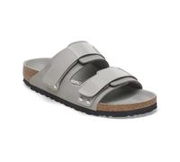 Birkenstock, UJI, Ciabatte Sandali Moda, Pelle Nubuck (STONE COIN, Sistema Taglie Calzature EU, Adulto, Numero, Stretta, 40)