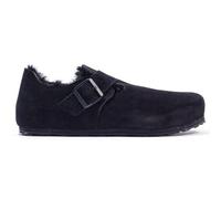 Birkenstock Unisex London Shearling Suede Shearling Black Scarpe 44 EU
