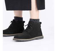 BIRKENSTOCK UPPSALA MID SHEARLING BLACK STIVALETTI SCARPONCINI NERI PELLE SCAMOS