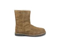 BIRKENSTOCK UPPSALA ZIP shearling dark tea marrone scarpe donna polacchino lacci