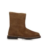 BIRKENSTOCK UPPSALA ZIP shearling dark tea marrone scarpe donna polacchino lacci