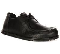 Birkenstock Utti Lace Mocassini In Pelle Unisex Neri UK 7 - 12