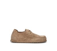 BIRKENSTOCK UTTI LACE Scarpa barca uomo taupe in suede 45