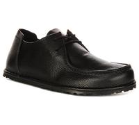Birkenstock Utti Lace - Scarpe da uomo in stile mocassino, con plantare in pizzo, Nero , 40 EU