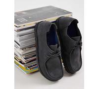 Birkenstock Utti Lace scarpe in suede color carbone-Grigio 39