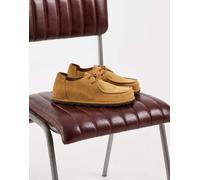 Birkenstock Utti Lace scarpe in suede marrone sughero 41