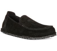 Birkenstock Utti Mocassino Scamosciato Dp Plantare Scarpe Casual Uomo Nero UK 8