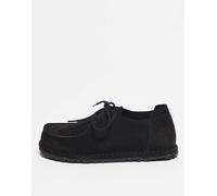 Birkenstock - Utti - Scarpe stringate unisex in camoscio nere-Nero 37