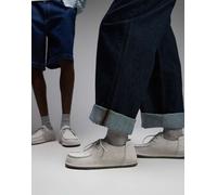 Birkenstock - Utti - Scarpe unisex stringate in camoscio bianco antico 36