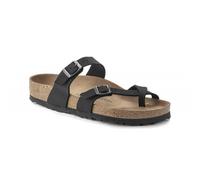 BIRKENSTOCK Vegan Mayari nero Donna ciabatte infradito fibbie regolabili - Colore: Nero, Taglia: 35