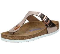 Birkenstock Womens Gizeh Metallic Copper Leather Sandals 38 EU