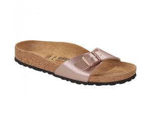 Birkenstock - Women's Madrid BF Metallic - Sandali EU 35 - Narrow marrone/beige