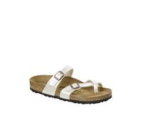 Birkenstock Womens Mayari Graceful Pearl White Birko-Flor Sandals 39 EU