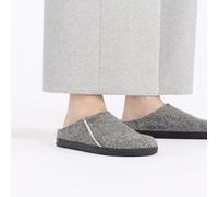 BIRKENSTOCK ZERMATT HERRINGBONE GREY PANTOFOLA DECORATA A SPINA