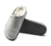 BIRKENSTOCK ZERMATT LIGHT GREY PANTOFOLE PLANTARE PELOSO