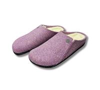 Birkenstock Zermatt Shearling pantofola feltro di lana con plantare estraibile anatomico sughero lattice viola (Viola, Taglia unica, Sistema Taglie Calzature EU, Adulto, Donna, Numero, Media, 40)