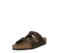 Sabot doppio cinturino in pelle scamosciata Arizona Marrone 46