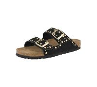 Birkenstock Sandalo Arizona con Rivetti in camoscio Nero 37