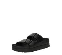 Birkenstock Arizona Platform Exquisite Natural Leather Nero, 39