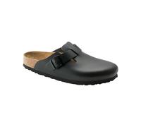 Birkenstock - Zoccoli - Boston Natural Leather Black per Uomo - Taglia 37 - Nero