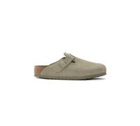 Birkenstock, ,Shoes ,Donna ,Verde ,38 EU Boston Sandali in Camoscio Narrow